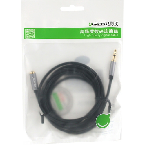 유그린 3.5mm 스테레오 AUX 연장선 2m U-10594