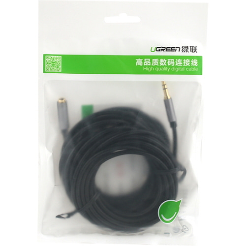 유그린 3.5mm 스테레오 AUX 연장선 5m U-10538