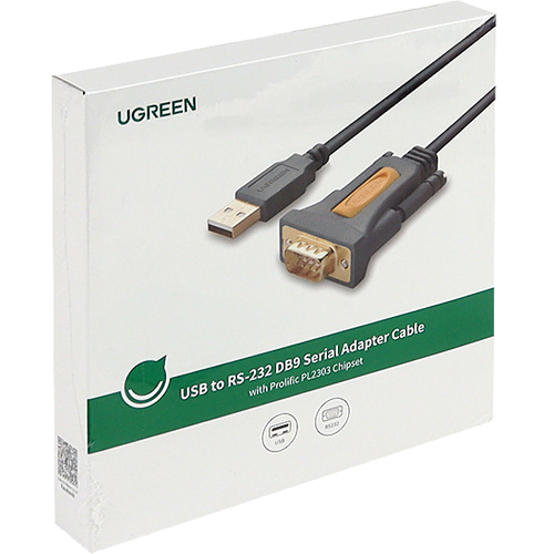 유그린 USB 2.0 to RS232 시리얼 컨버터(Prolific/3m) U-20223