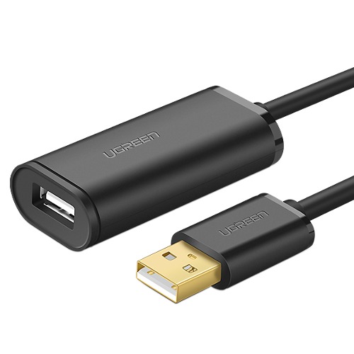 유그린 USB 2.0 연장 무전원 리피터 케이블 5m U-10319