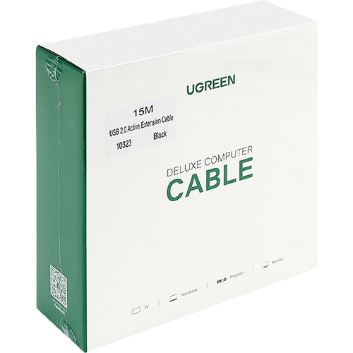 유그린 USB 2.0 연장 무전원 리피터 케이블 15m U-10323