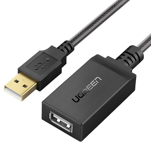 유그린 USB 2.0 연장 무전원 리피터 케이블 20m U-10324