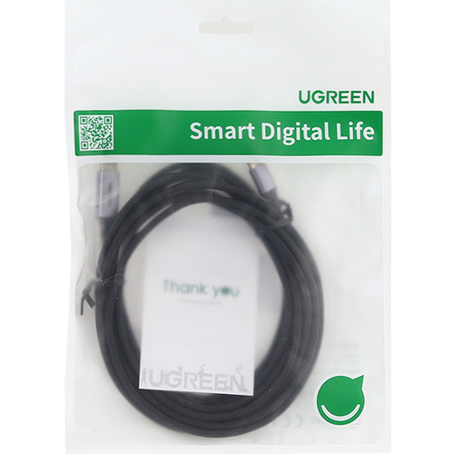 유그린 USB 2.0 C to B 프린터 DAC 미디 케이블 3m U-80808
