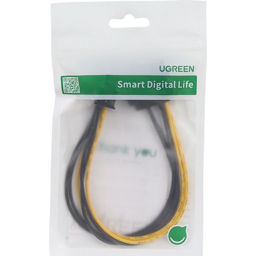 유그린 SATA 파워 15핀 to PCI-E 6핀 전원 케이블 U-10635