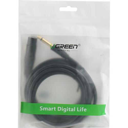 유그린 XLR 캐논 잭 (암) - TS 5.5 모노 마이크 케이블 3m U-20720