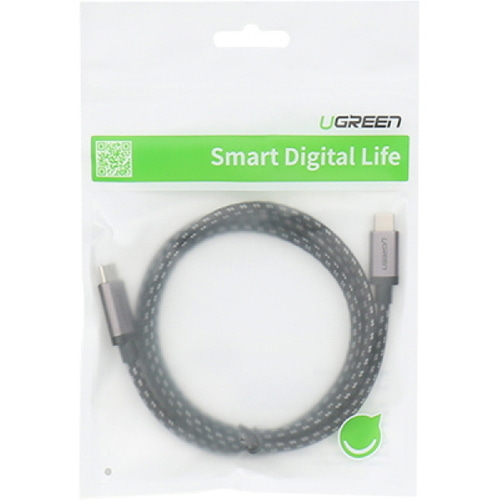 유그린 USB3.1 Gen1 C to C타입 패브릭 케이블 4K 1m U-50477
