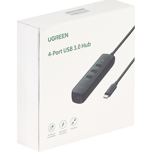 유그린 USB 3.0 C타입 USB-A 4포트 허브 U-10916