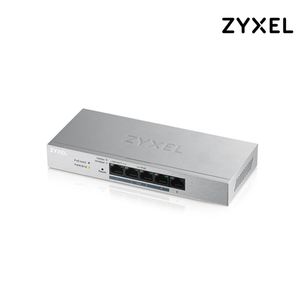 자이젤 GS1200-5HP 5포트 스마트 기가비트 PoE+ 스위칭허브