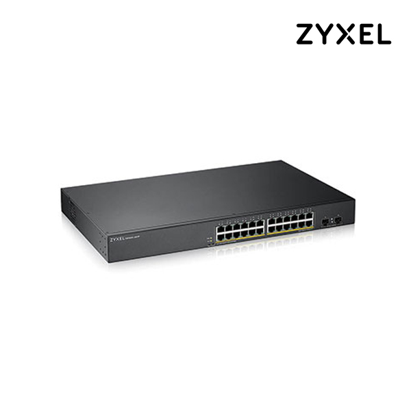 자이젤 GS1900-24HP 24포트+2SFP 기가비트 PoE+ 스마트 스위칭허브