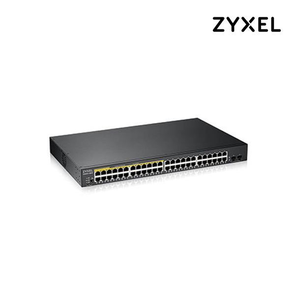 자이젤 GS1900-48HP 48포트+2SFP 기가비트 PoE+ 스마트 스위칭허브