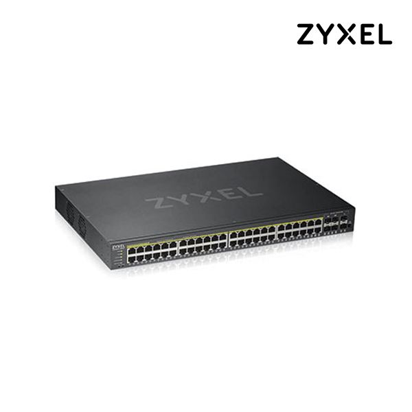 자이젤 GS1920-48HP 48포트(4UTP,SFP)+2SFP 기가 PoE+ 스위칭허브