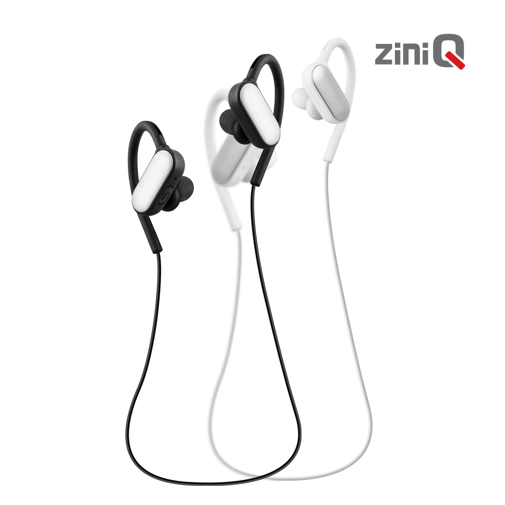 지니큐 XM-A6 화이트 스포츠형 블루투스 스테레오 이어폰