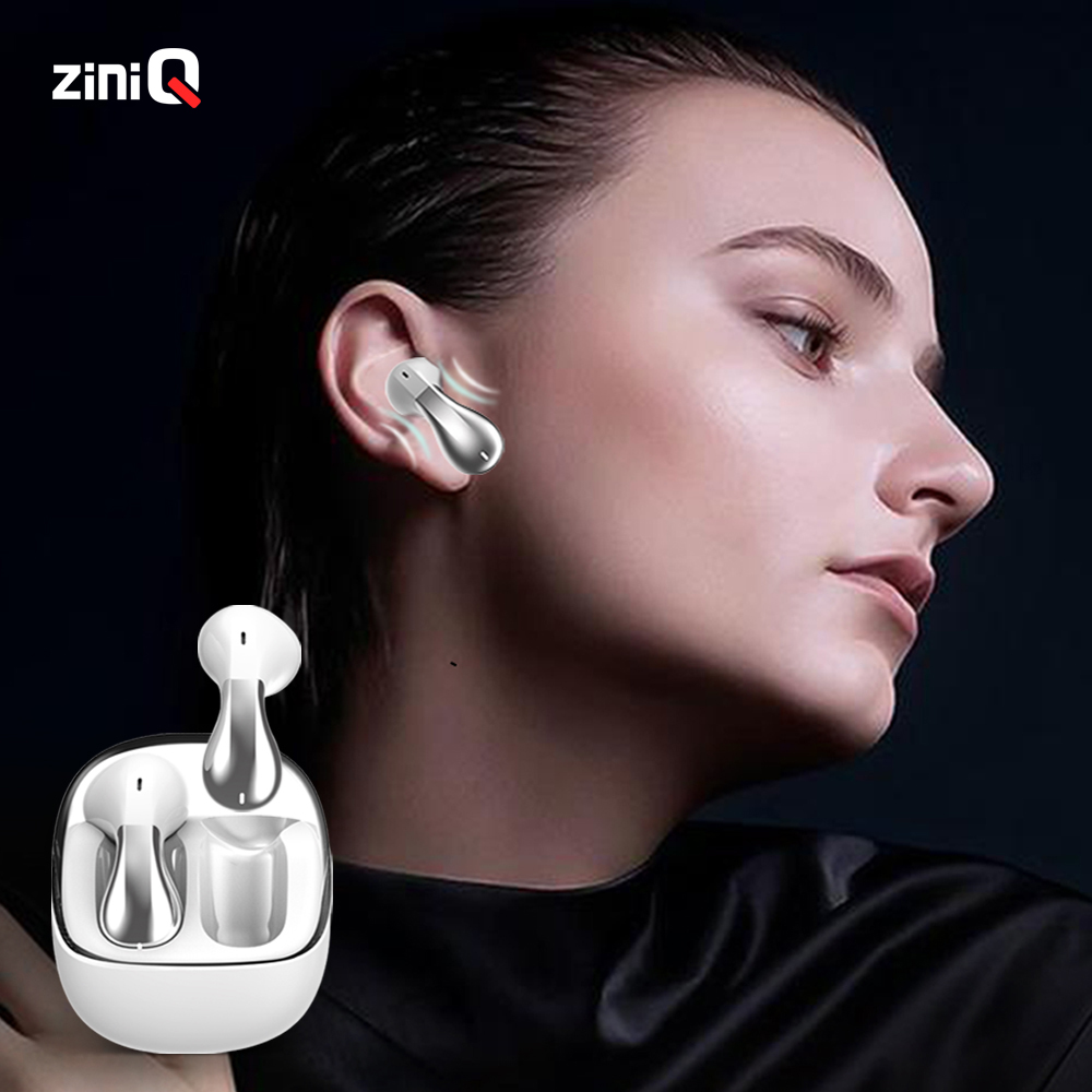 지니큐 블루투스 무선이어폰 듀얼싱글모드 핸즈프리 고음질 골전도 LED 귀찌 ZQ-G10