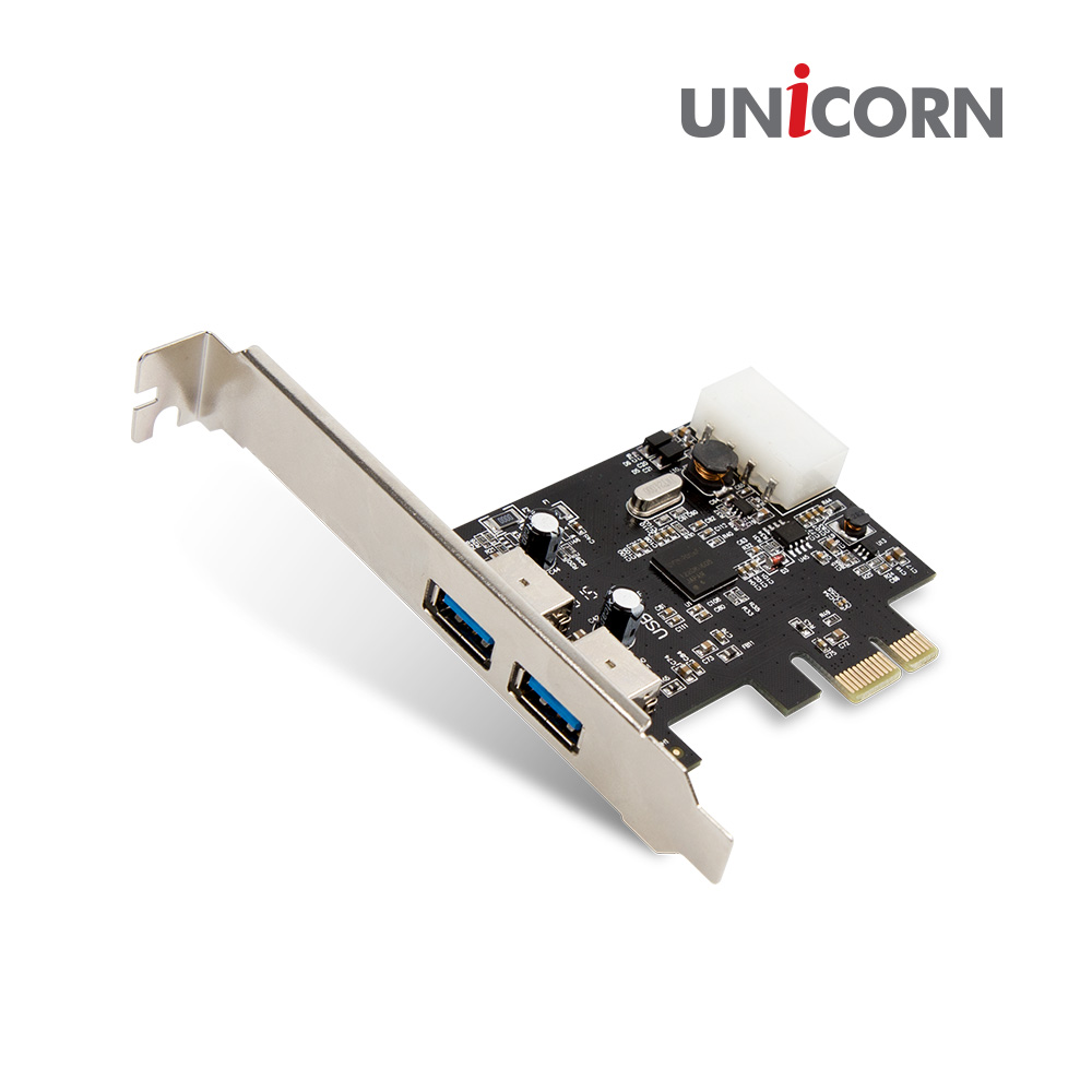 유니콘 UPC-302 USB3.0 2포트 PCI Express 확장카드