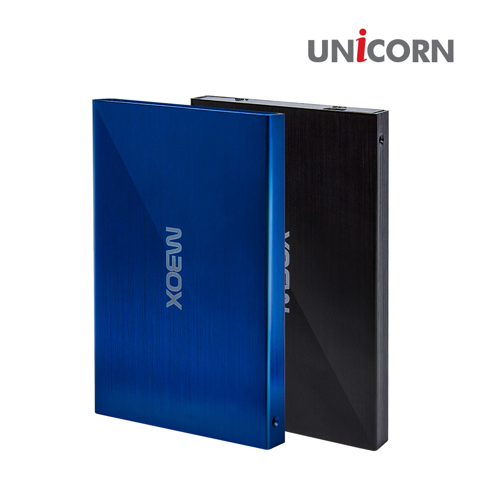 유니콘 HC-2500S 블루 2.5인치 외장하드케이스