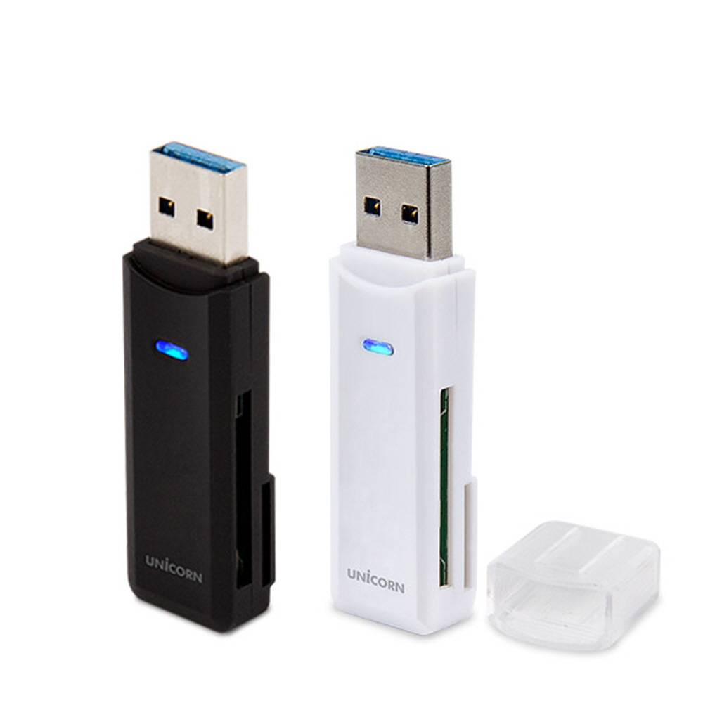 유니콘 XC-700A 블랙 USB3.0 카드리더기