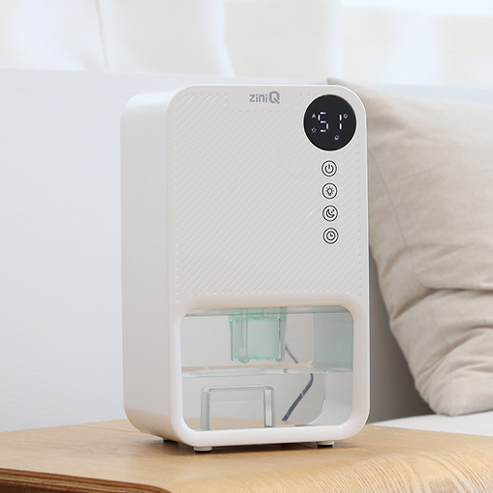 지니큐 미니제습기 원룸 욕실 화장실 옷장 습기제거 자동만수 장치 펠티어기술 적용 ZQ-DH1100L