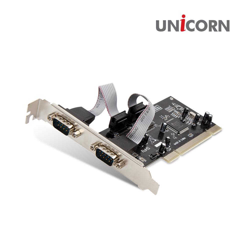 유니콘 RS-200P PCI시리얼카드 2포트 RS232