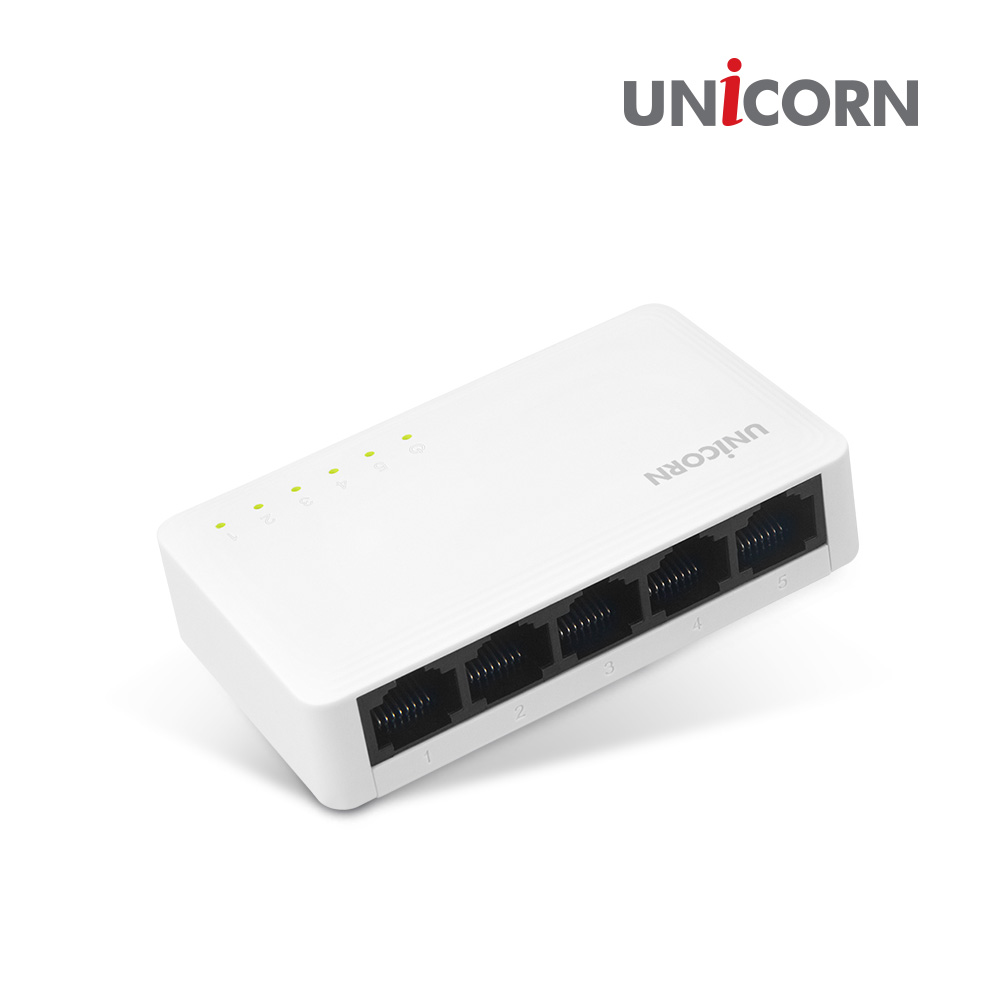 유니콘 MG-5000GIGA 5포트 기가랜 스위칭허브