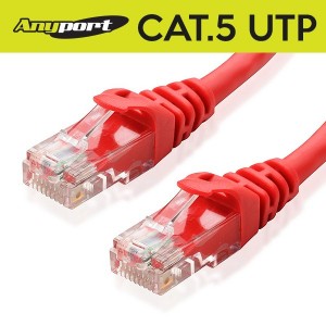 AP-CAT.5E UTP 4Pair 케이블 빨강 2M