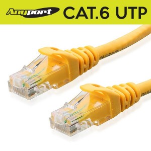 AP-CAT.6 UTP 4Pair 케이블 노랑 5M