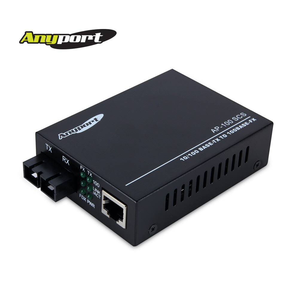 AP-10/100Mbps 싱글모드 SC타입 광컨버터