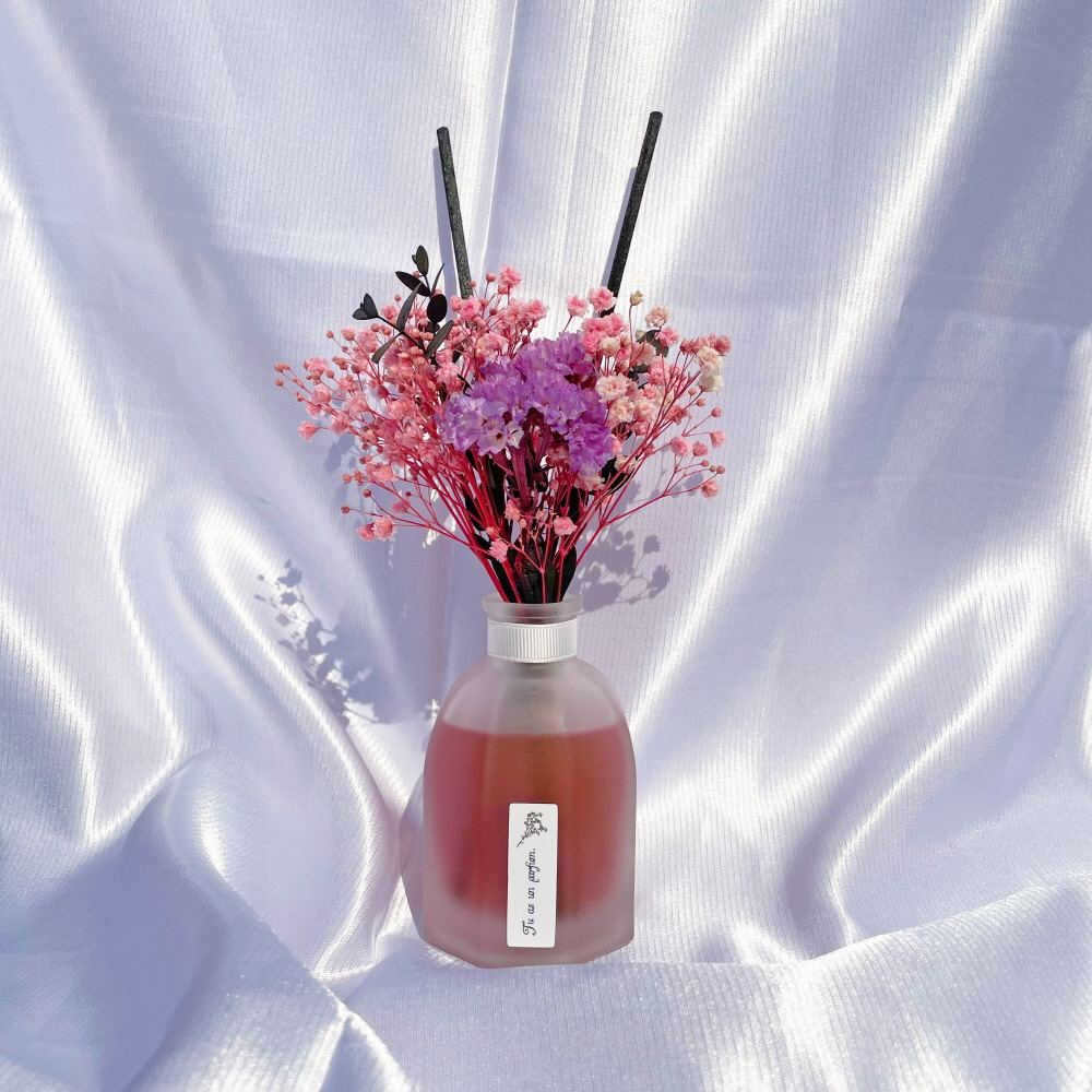 나모라 꽃집향 디퓨저 호텔디퓨저 프리저브드 분홍안개꽃 베아트리스 100ml