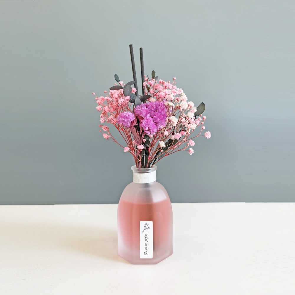 나모라 꽃집향 디퓨저 호텔디퓨저 프리저브드 분홍안개꽃 베아트리스 100ml