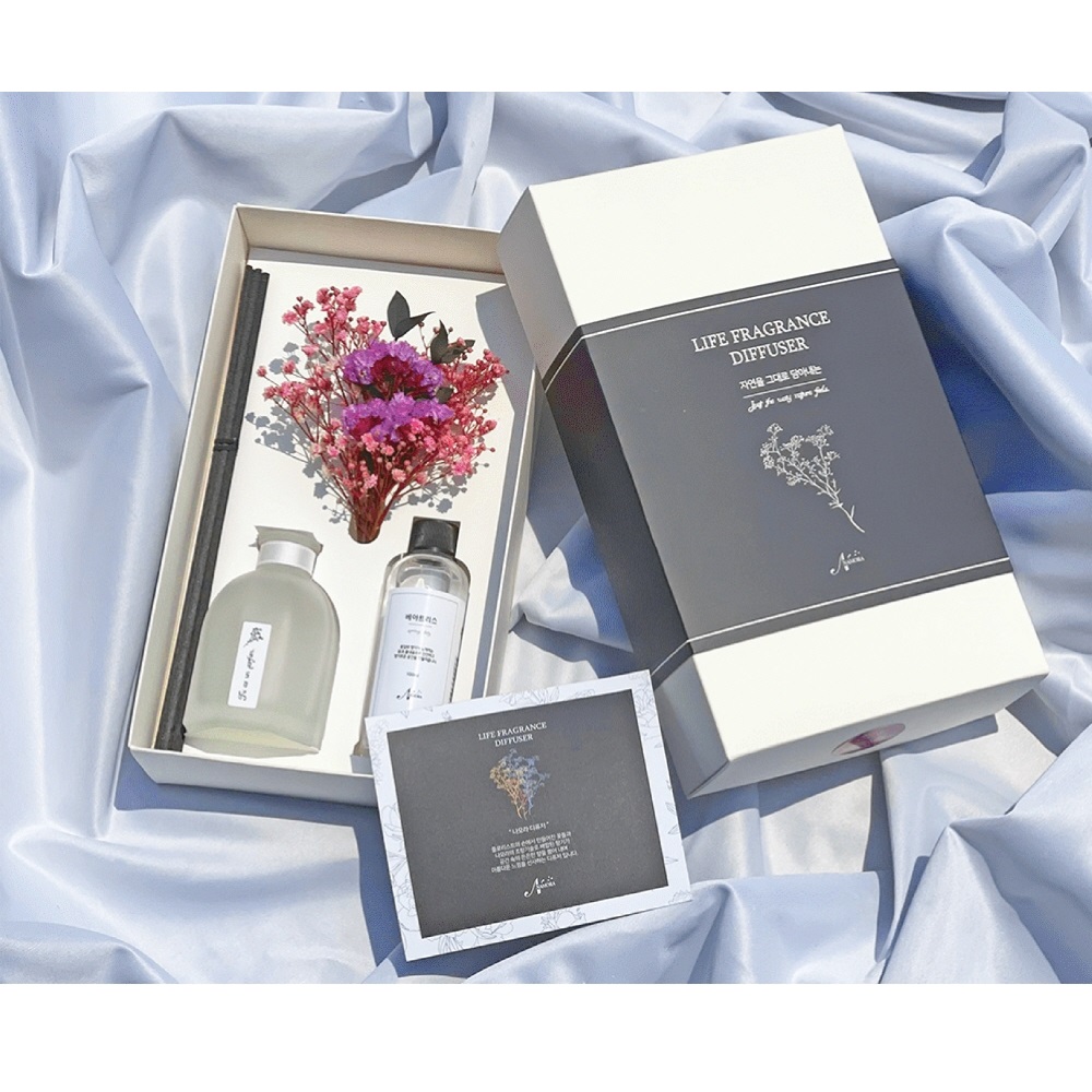 나모라 과일향 디퓨저 호텔디퓨저 프리저브드 노란색 안개꽃 엘레나 100ml