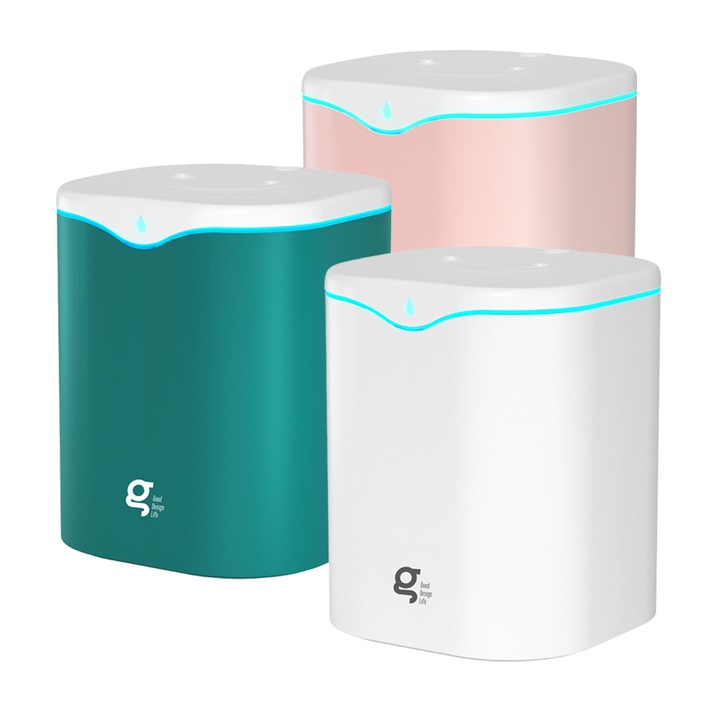 GDL 무드등 듀얼 가습기 2200ml 핑크 USB전원