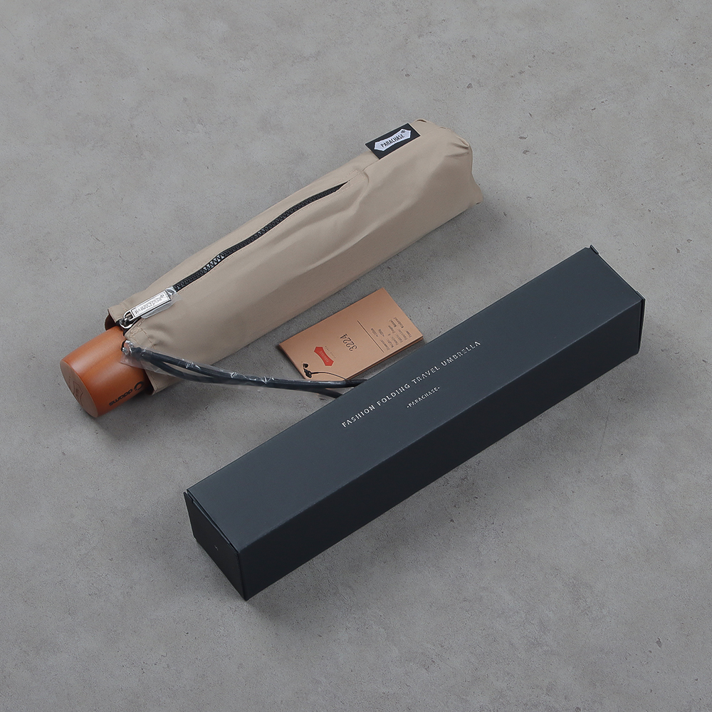 파라체이스 D3224BG 베이지 포멜리티 우드핸들 3단 수동우산 102cm 8살 280g