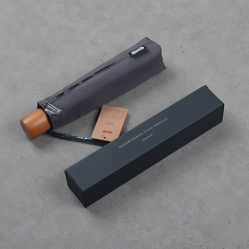 파라체이스 D3224GR 그레이 포멜리티 우드핸들 3단 수동우산 102cm 8살 280g