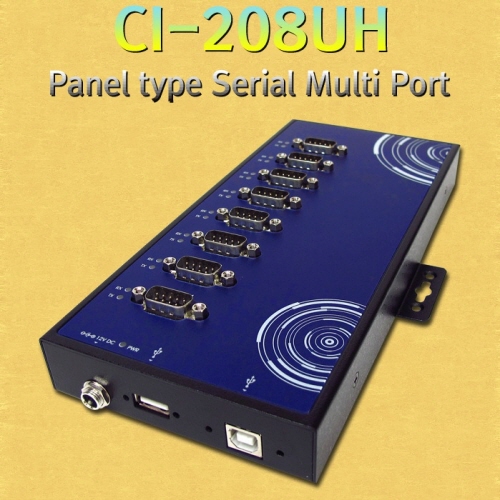 CI-208UH 8Port USB RS-232 Multi-Port (Panel Type)