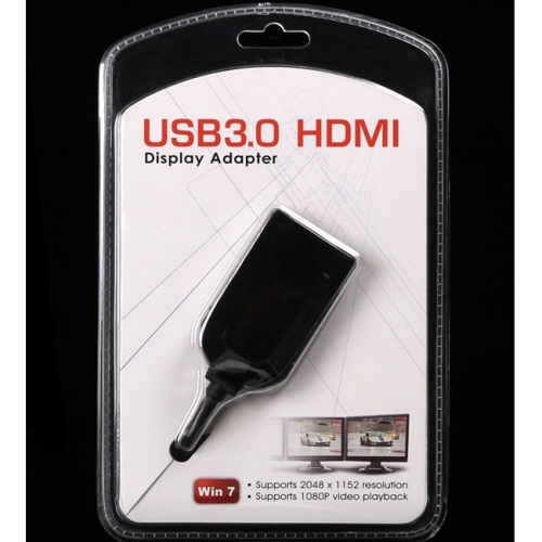 UVT-300H USB to HDMI Display Adapter (2048x1152, USB 3.0)