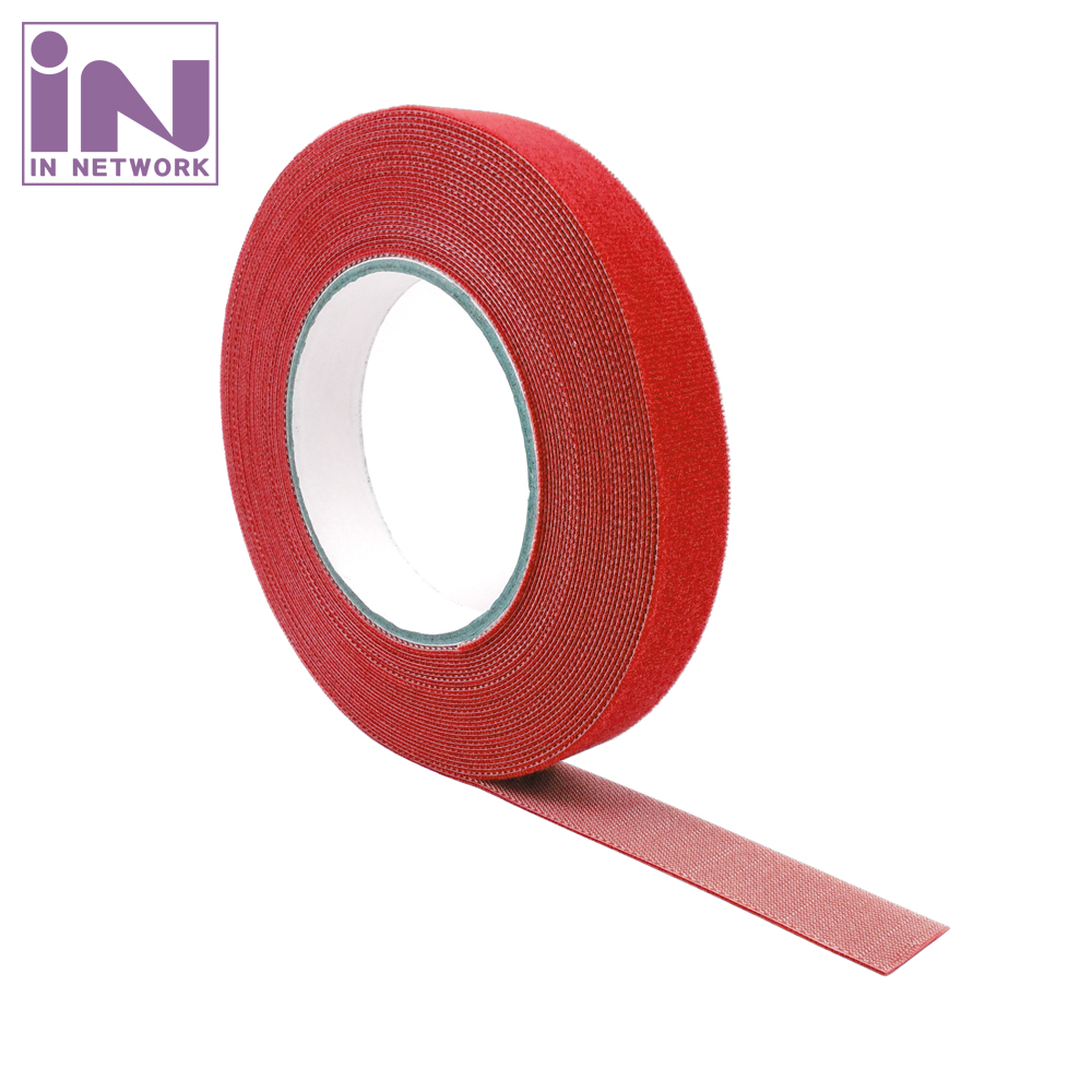 벨크로 타이 8M 1롤 [빨강]