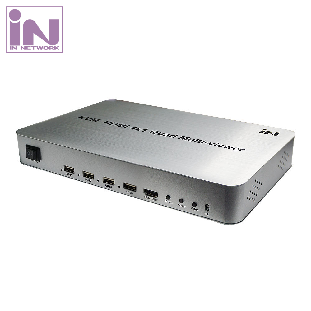 KVM HDMI 4화면 분할기USB