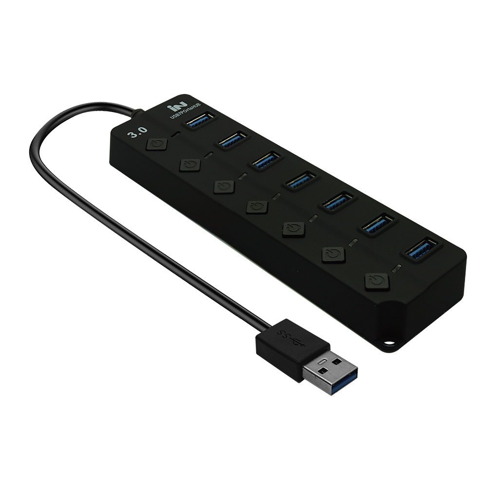 USB 3.0 7포트 허브 블랙