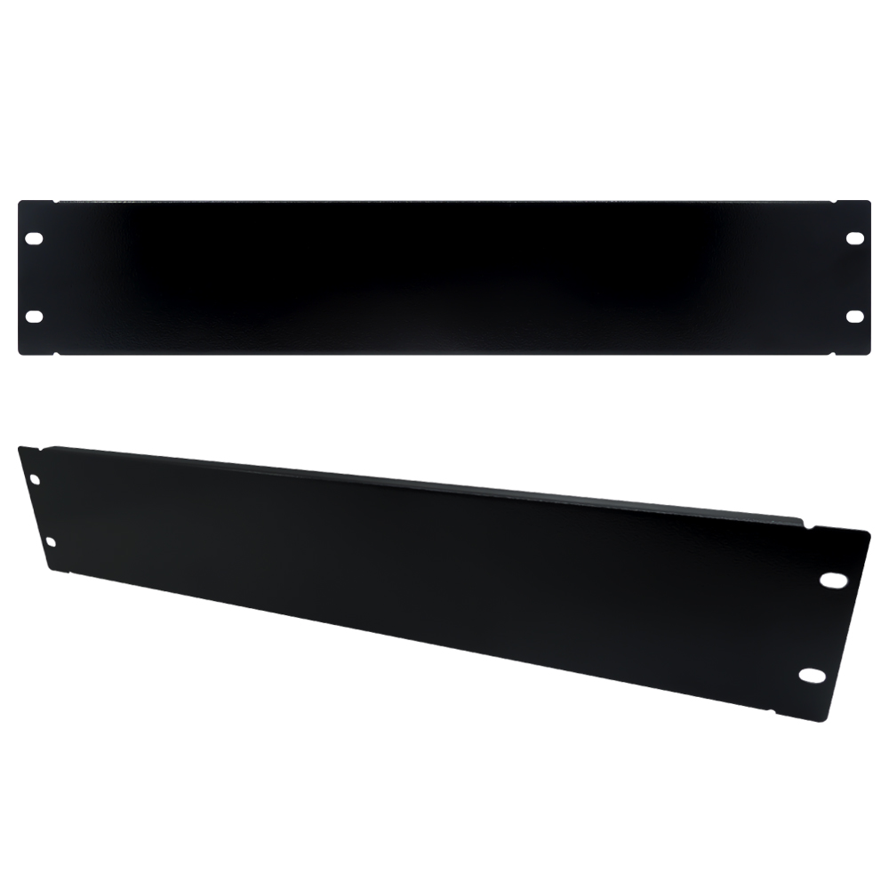 INR035 블랭크 판넬 2U 블랙