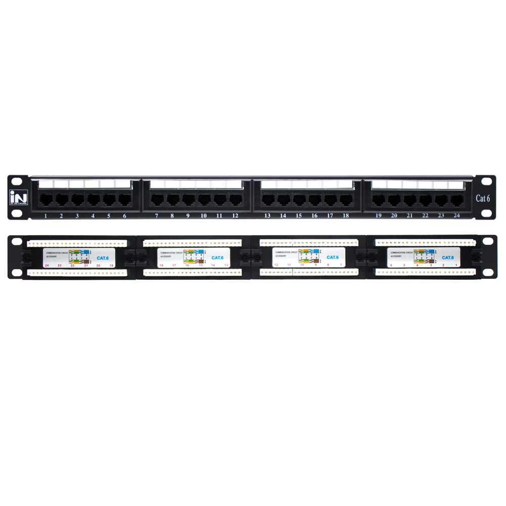 보급형 CAT.6 UTP 24포트 패치판넬