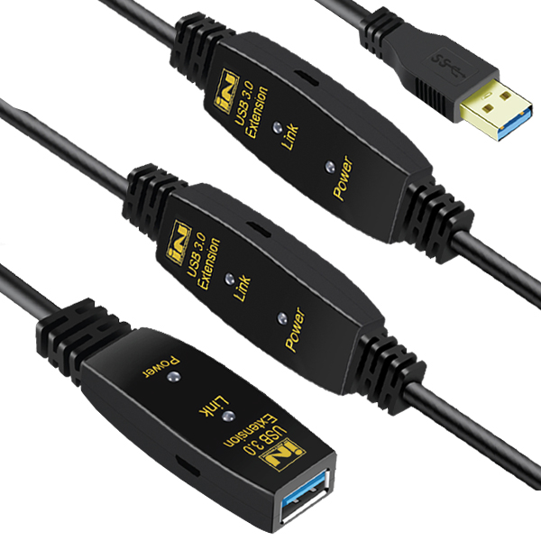 USB 3.0 연장 리피터 20M 무전원(아답터별매)