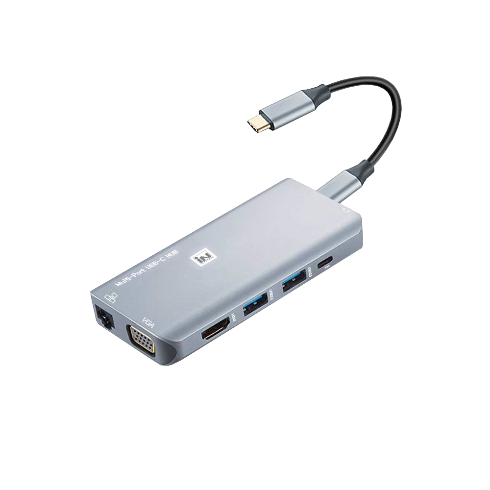 TYPE-C TO ALL IN ONE (10 IN 1) 4KHDMI/VGA/RJ45/USB3.0/SD/TF/Audio