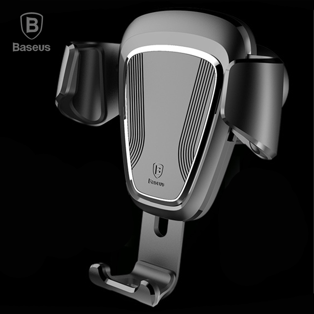 BASEUS 차량용 그래비티 스마트폰거치대 송풍구거치용 카마운트 블랙