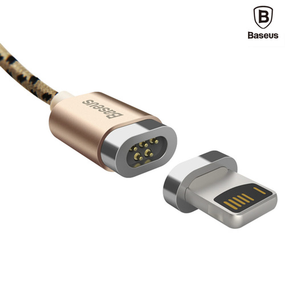 BASEUS 아이폰용 라이트닝8핀 마그네틱 충전케이블 골드