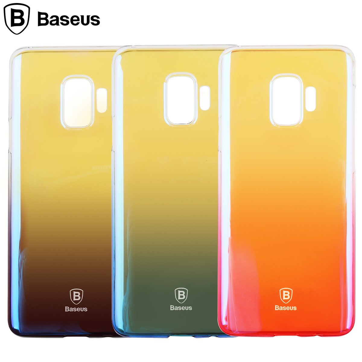 베이스어스 글레이즈 케이스 갤럭시S9 블루