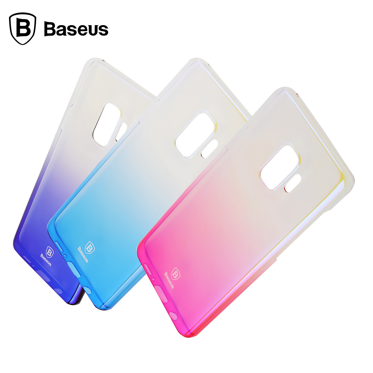 베이스어스 글레이즈 케이스 갤럭시S9+ 핑크