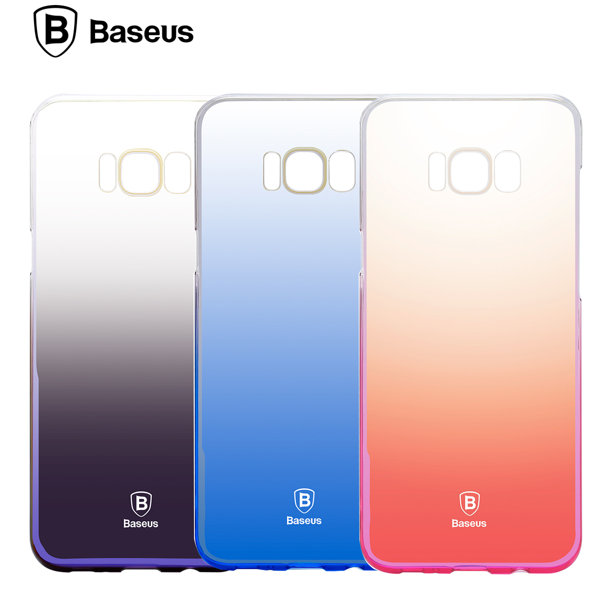 베이스어스 글레이즈 케이스 갤럭시S8+ 블루