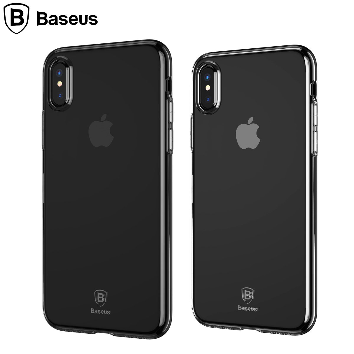 베이스어스 클리어 케이스 아이폰X 블랙