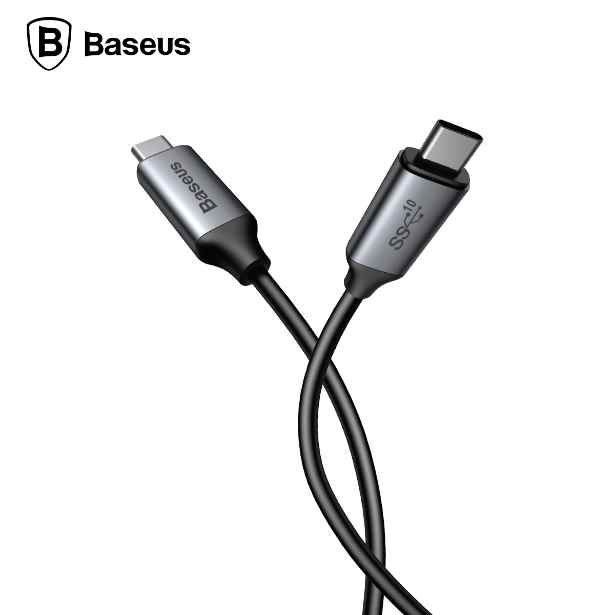 베이스어스 USB 3.1 C타입 멀티 USB PD 고속충전케이블C TO C [다크그레이]