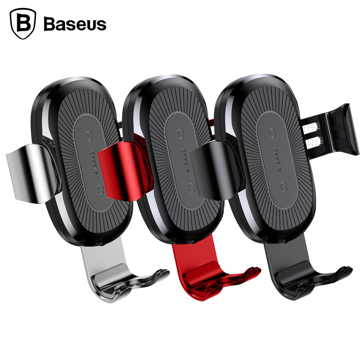 베이스어스 무선충전기 그래비티 카마운트 레드