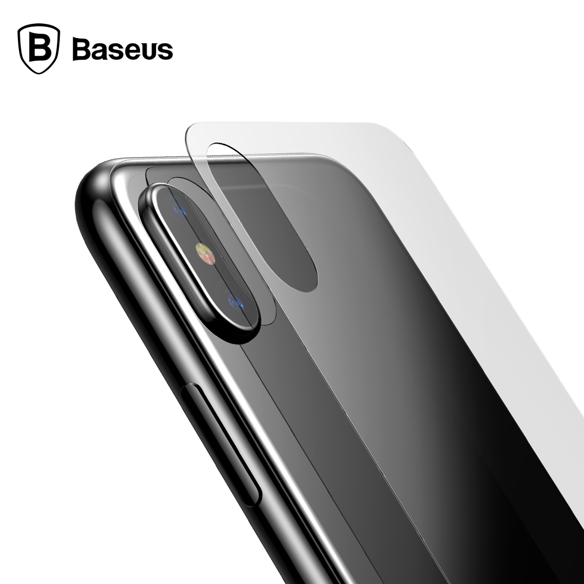 베이스어스 아이폰X 강화유리후면필름 0.3mm 투명